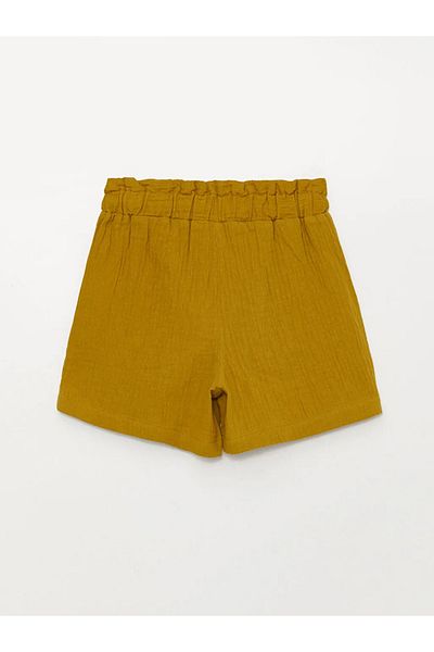 LC Waikiki Lässige, elastische Taille, bequeme Passform, schlichte Damen-Shorts aus Musselin