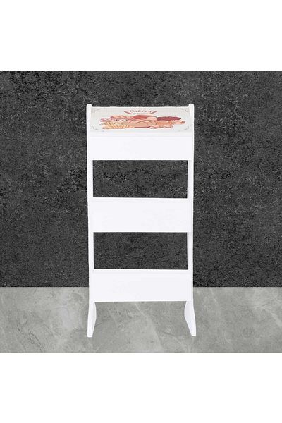 Yedi Home&Decor Two Tiers Wooden Kitchen Shelf System with Bread Cabinet-vegetable cabinet_9029_bakery Background