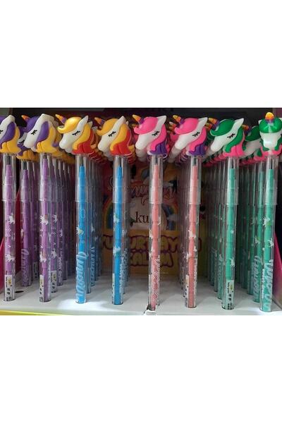 Mikro Sevimli Unicorn Başlıklı Yumurtlayan Kalem 1 Adet