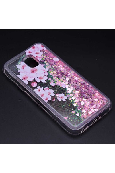 ZM STORE Samsung Galaxy J530 Pro Kılıf Akışkan Sıvılı Renkli Simli Desenli Ma...