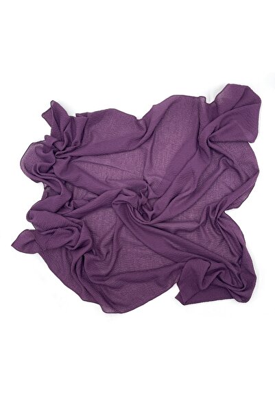 nazipek Mio Jazz eșarfă cu scris violet de înaltă calitate din bumbac overloc...