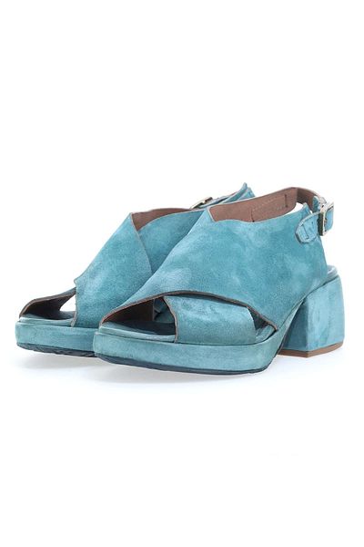 A.S.98 Sandalette - Grün - Blockabsatz
