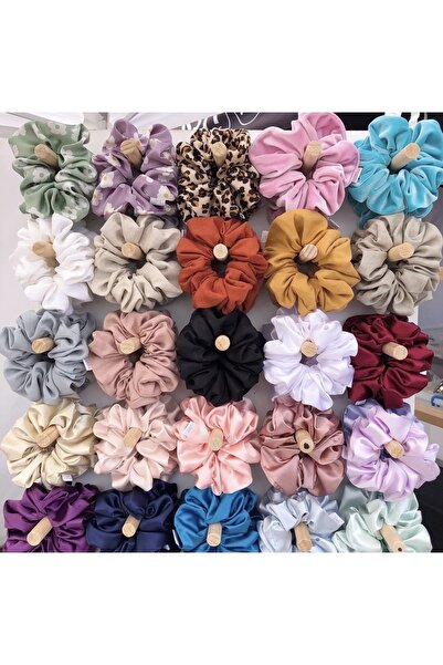Üst Kalite 10 Adet Renkli Saç Lastik Barbie Toka Seti Scrunchie Toka Karışık