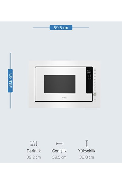 Beko Bmc 2520 B Beyond Serisi Ankastre Mikrodalga Fırın