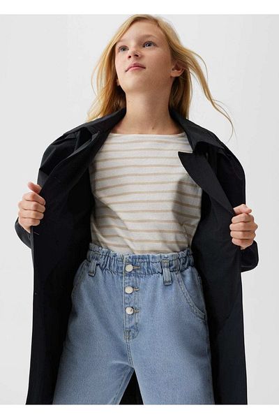 MANGO Kids Blugi Albastru Pentru Copii