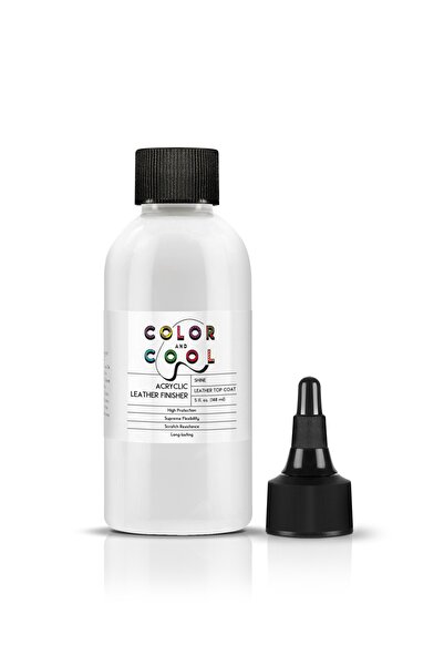 Color And Cool Parlak Finisher (koruyucu) - 148 ml - Tüm Akrilik Boyalı Deri ...