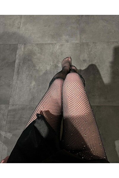 nuriçgiyim Diamond Crystal Stone Socks