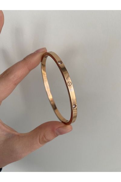 Owentis Steel Rose Gold Stone Clamp 3mm - Non-Darkening-