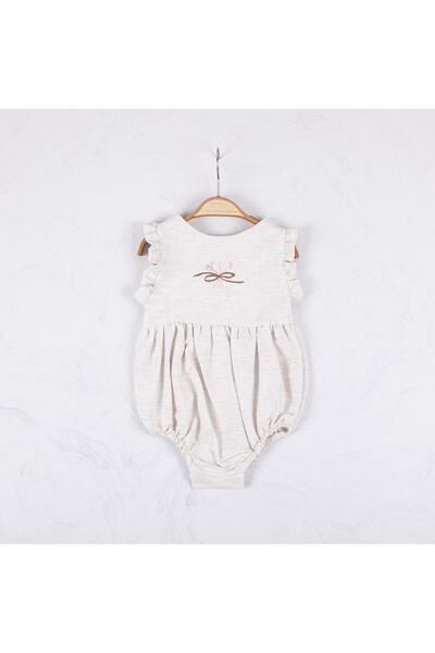 Tiny World رومبير كتان بفيونكة للفتيات