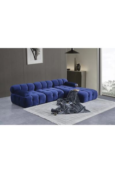 S Home Design Concept Bellini 4 Modül Modüler Koltuk Köşe Takımı, Babyface, L...