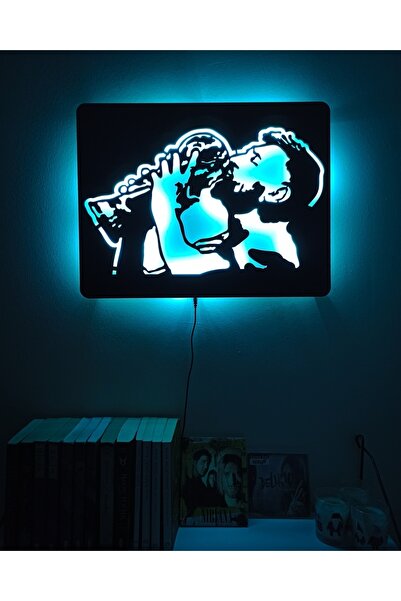 FOREVHOME Lionel Messi Katar Led Işıklı Tablo