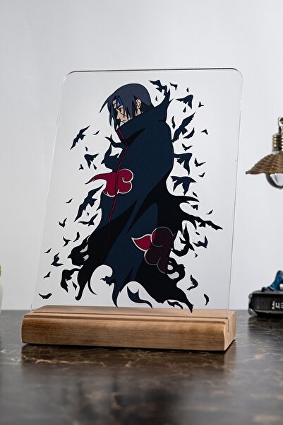 Modiwa Design Naruto Shippuden Ev Dekoru Itachi Uchiha Anime Severlere Hediye...