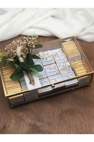 Masalsı Concept 80 Adet Kız Isteme,özel Gün Çikolatası Damat Bohcası Söz Nişa...