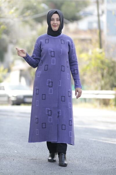 Zey&Ka Butik سترة صوفية محبوكة باللون الذهبي من Cotonit Three System