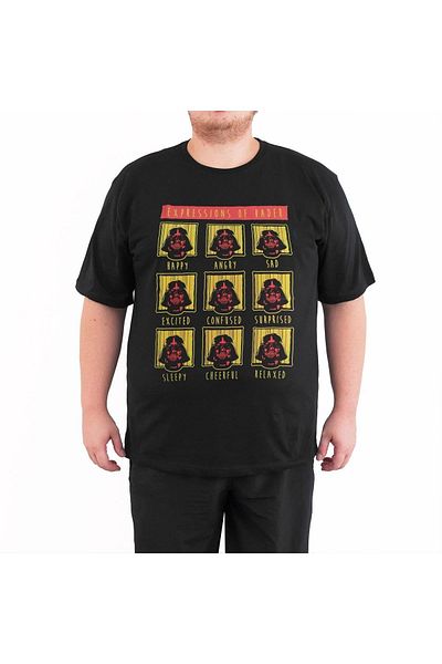 Bant Giyim Star Wars Darth Vader - 4XL Large Size Men's T-Shirt