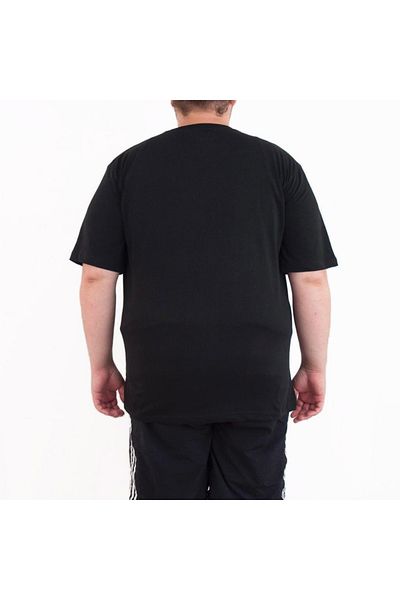 Bant Giyim Yin Yang Cat 4XL - Large Size Men's Black T-Shirt