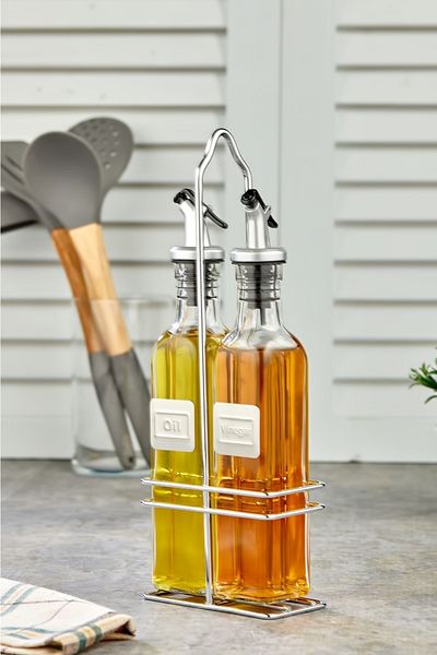 Wonder Set of 2 Glass Sauce Bowls with Stand 250 Ml