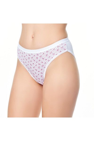 ÇamaşırcımShop Tutku 0811 Pachet de 6 chiloți de bikini din elastic cu model de lalele