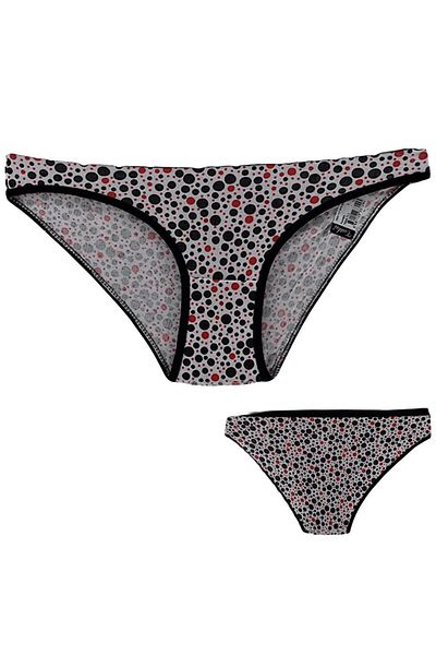 ÇamaşırcımShop Pachet de 12 chiloți de bikini Passion 0520 Belgin cu buline din elastan