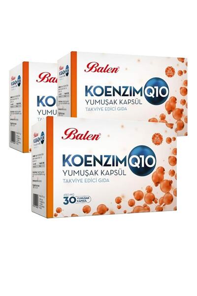 Balen 3 Boxes Coenzyme Q10 Soft Capsule 650mg x30 Soft Capsule Coenzyme Q10