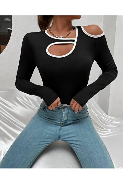 f-maskfashion Bluză neagră