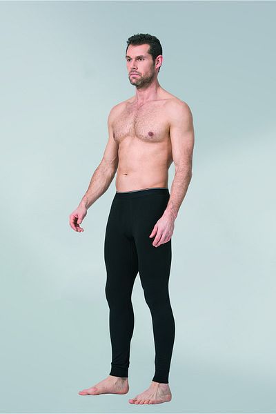 Namaldı Men's Black Cotton Underwear Raised Tights