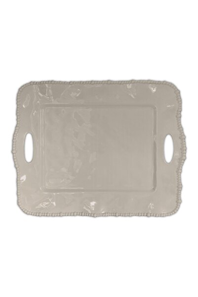 Baci Milano Joke Table&kitchen Melamin Dikdörtgen Tepsi - Kahverengi