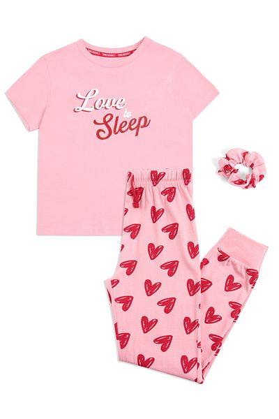 Threadgirls Pyjama - Rosa - Landschaft
