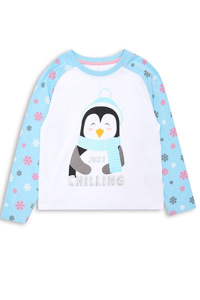 Threadgirls Pyjama - Blau - Geometrisches Muster