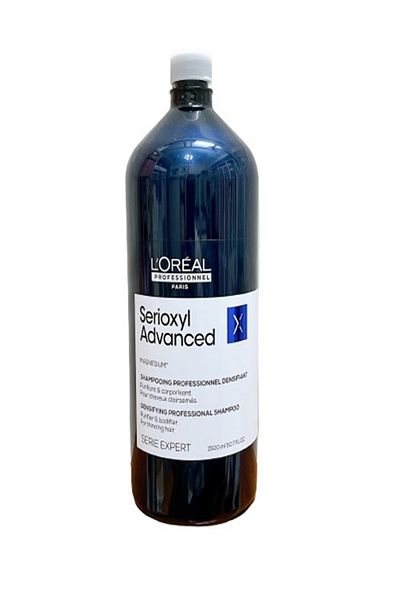 L'oreal Professionnel Serioxyl Expert - 1500 Ml Density Adding Shampoo for Thinning Hair Stretches