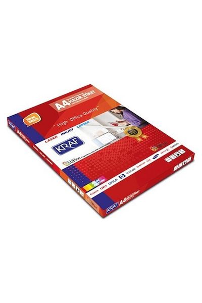 A1 Etiket ملصق ليزر بيا TW-2001 100 ورقة A4 ملصق ليزر مقاس 199.6 × 289 1 ملصق في 1 ورقة A4