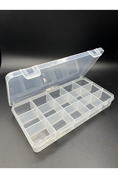 Egem aksesuar 15 Gözlü Organizer Takı Boncuk Kutusu