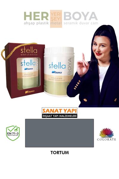 Bianca Stella Su Bazlı Akrilik Boya Tortum