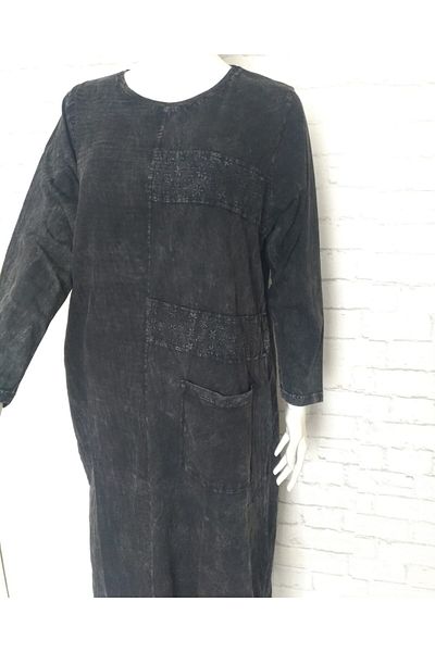 anne moda ankara Φόρεμα από 100% βαμβάκι κατά του ιδρώτα μέχρι τον αστράγαλο