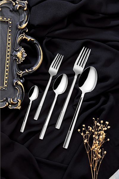Cooker Heybeli 60 Piece Spoon Fork Set (No Blades)