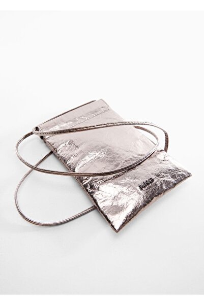 MANGO Woman Metall-Telefonhülle