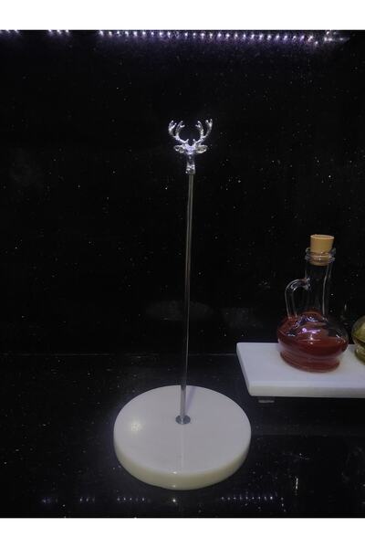 Zeybek Marble Πραγματικό μάρμαρο ασημί χαρτοθήκη για χαρτοπετσέτες & οργάνωση μπάνιου κουζίνας