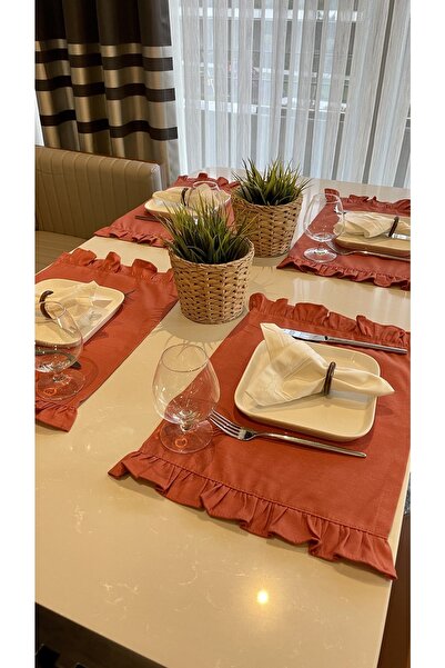 Decamor home 4 komada pločica sa naborima Dertsiz Podmetač