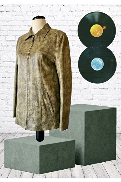 İzmir Deri Genuine Leather Women's Coat