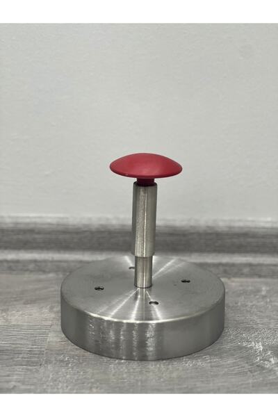 Akse Endustriyel قالب زلابية همبرغر من جزار كرات اللحم ومكبس تشكيل 14 سم رمادي