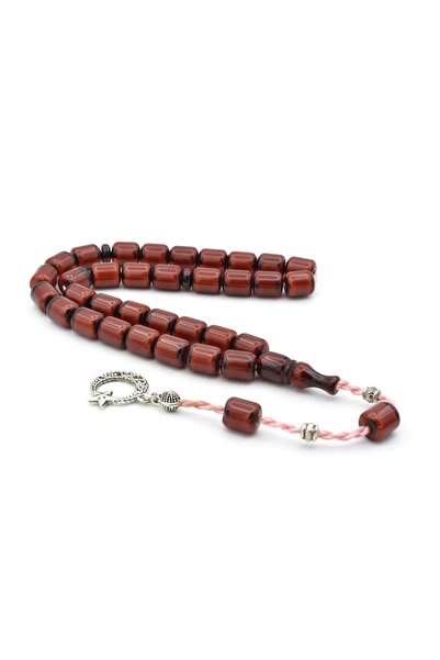 Murty99 Систематични капсулирани молитвени мъниста от оранжево изстискан кехл...