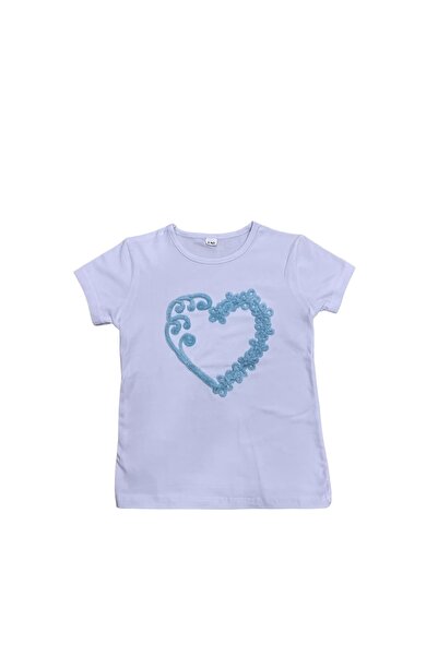 LAMİAX STORE Παιδικό μπλουζάκι με κεντημένη καρδιά 23 Απριλίου 19 Μαΐου Yd4