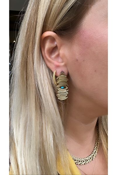 Juju Brackets Earrings With Stones