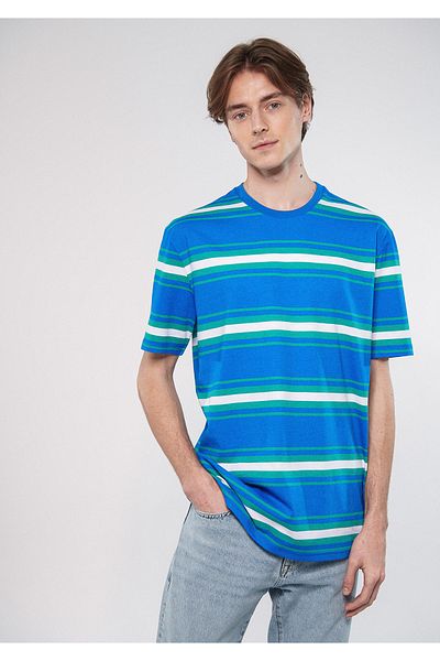 Mavi Striped T-Shirt Loose Fit / Loose Comfortable Cut 0611296-70913