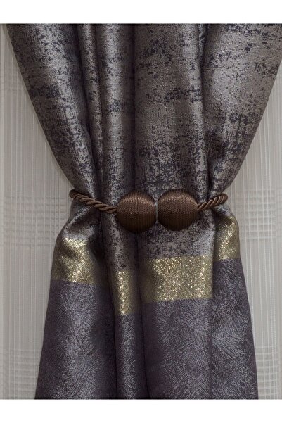 MAGNİS Mıknatıslı Perde Toplayıcı Aksesuarı Kahverengi