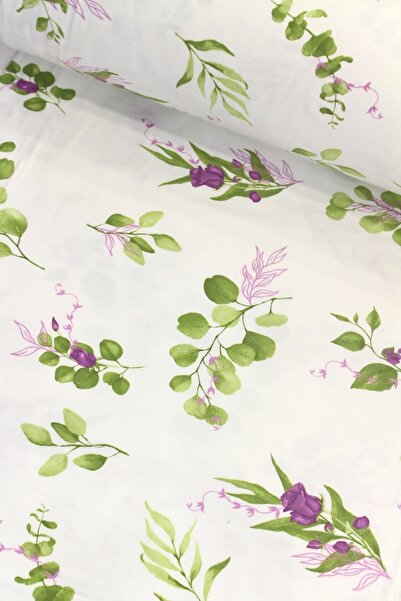 Menderes Home Mor Gül Gonca Flanel Pazen Kumaş