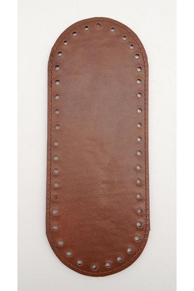 angel çanta aksesuar Faux Leather Tan Color 20x8 Cm Oval Bag Base