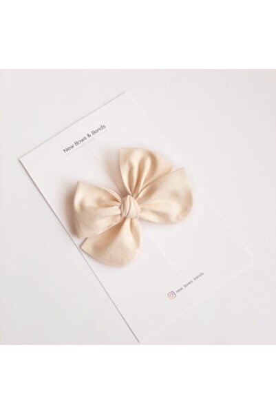 NEW BOWS BANDS Girl And Baby Cream Buckle