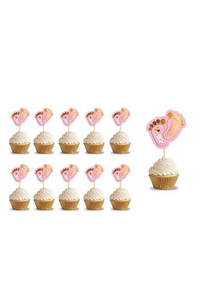 Big Party Welcome Baby Pink Toothpick 10 pcs