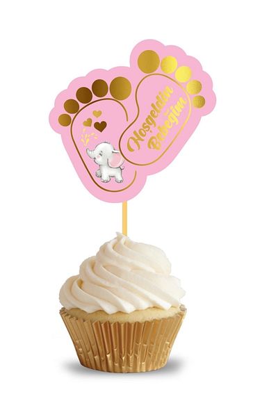 Big Party Welcome Baby Pink Toothpick 10 pcs